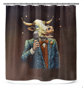 Cow's Gentle Grazing Shower Curtain